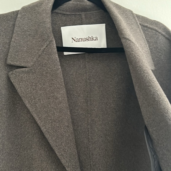 NWT Nanushka Janno wool Coat Size XL - Picture 8 of 13